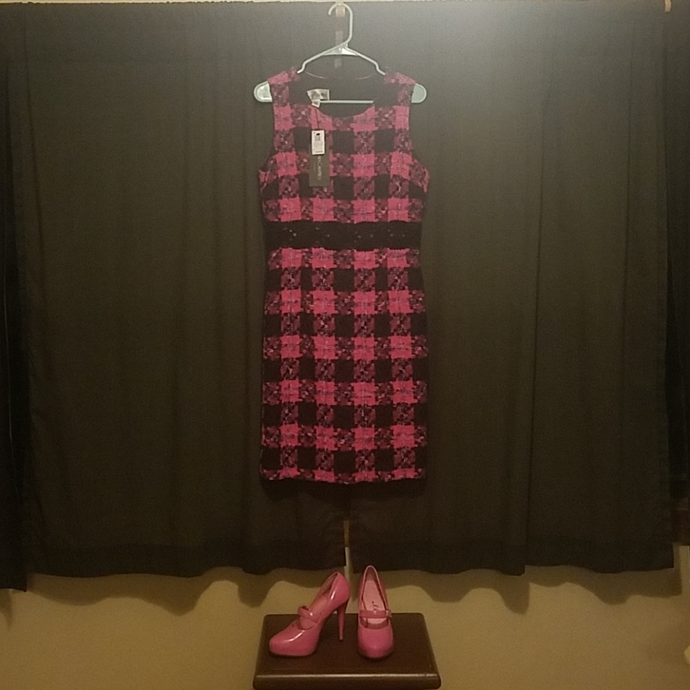 Sara Campbell Dress and Ellie Bubble Gum Pink Heel